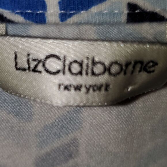 Liz Claiborne maxi sleeveless dress. Chevron style. SP. - Picture 6 of 7